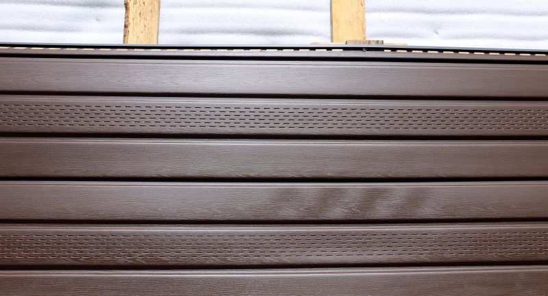 Close-up of Vinyl Siding Panels